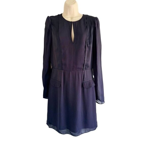 Reiss Woman's Sz 6 Addison Sheer Sleeve Shift Dress - Picture 1 of 11
